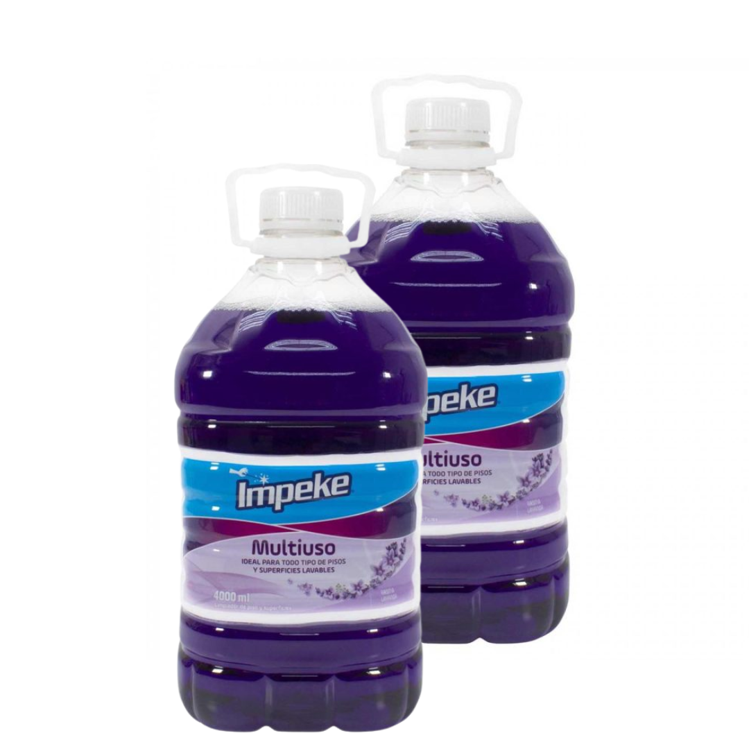 RestoMarket - (1002110) LIMPIADOR SUPERF LAVANDA IMPEKE 4L X 2UNID